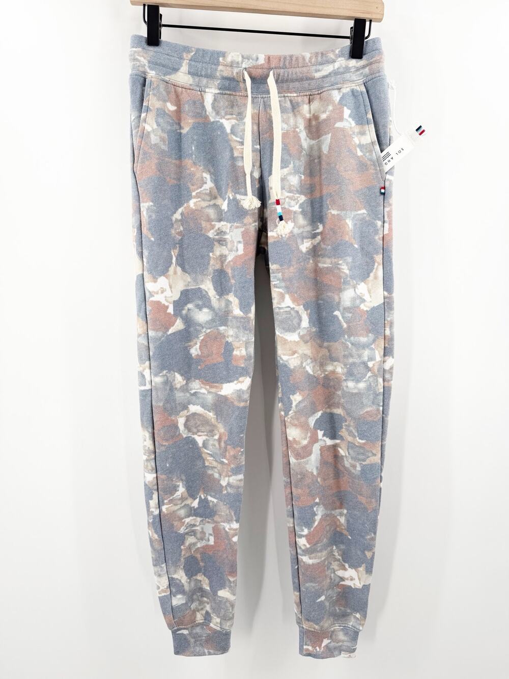 Sol Angeles Sweatpants Women's Size Small NWT Camo Fleece Lounge Pajama Joggers